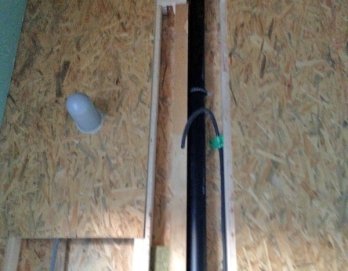 Installazione tubazioni bagno in casa di legno