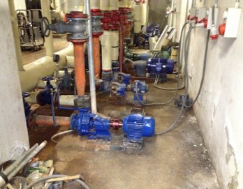 Sostituzione pompe in centrale termica