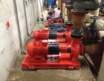 Sostituzione pompe in centrale termica