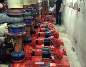 Sostituzione pompe in centrale termica
