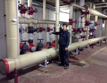 Sostituzione pompe in centrale termica